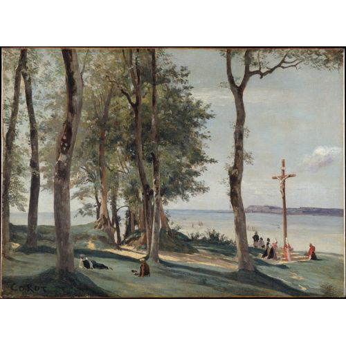 Camille Corot, Honfleur Calvary Camille Corot, Honfleur Calvary