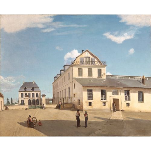 Camille Corot, House And Factory Of Monsieur Henry Camille Corot, House And Factory Of Monsieur Henry