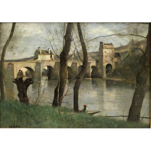 Camille Corot, Mantes Köprüsü Camille Corot, Mantes Köprüsü