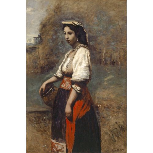 Camille Corot, Çeşmede İtalyan Camille Corot, Çeşmede İtalyan