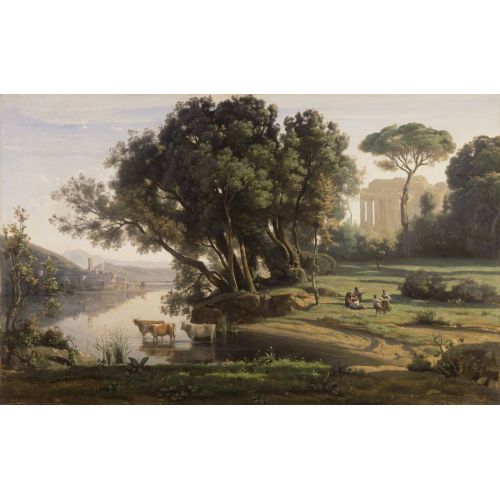 Camille Corot, İtalyan Manzara Camille Corot, İtalyan Manzara