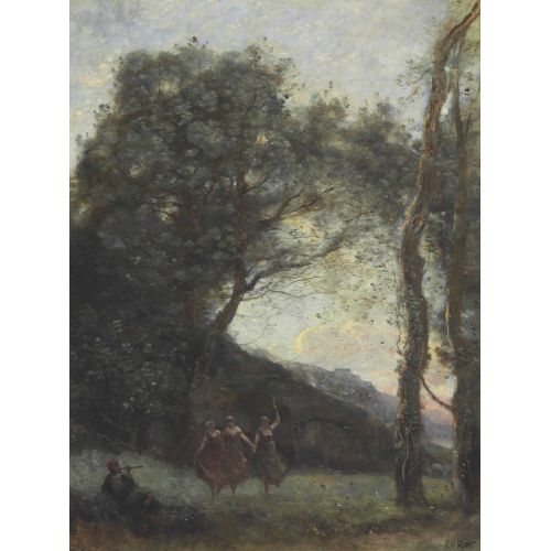 Camille Corot, La Danse Des Trois Bergeres Camille Corot, La Danse Des Trois Bergeres