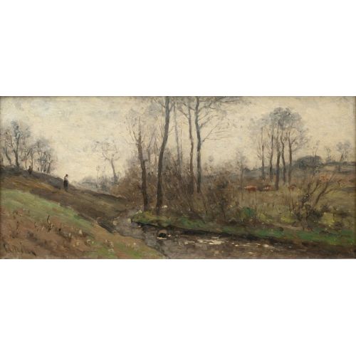 Camille Corot, Çalışan Bir Brook İle Manzara Normandiya Carolles Sahnesinden Camille Corot, Çalışan Bir Brook İle Manzara Normandiya Carolles Sahnesinden