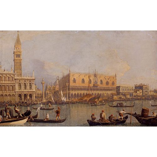Camille Corot, Palazzo Ducale Canaletto Manzarası Venedik Camille Corot, Palazzo Ducale Canaletto Manzarası Venedik
