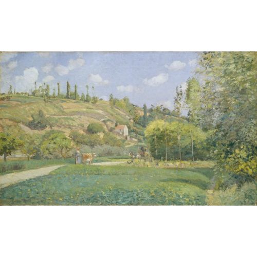 Camille Pissarro, A Cowherd At Valhermeil Auvers Sur Oise