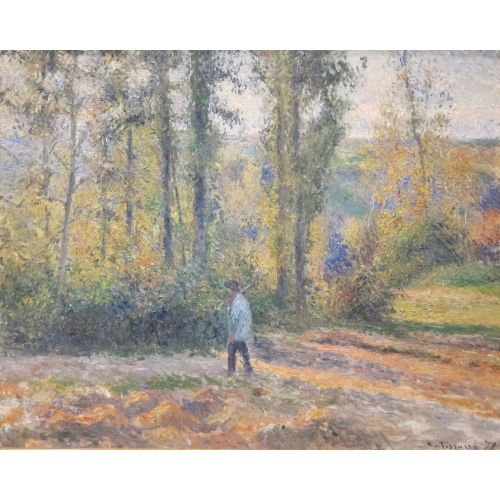Camille Pissarro, Landscape In Pontoise With A Hunter
