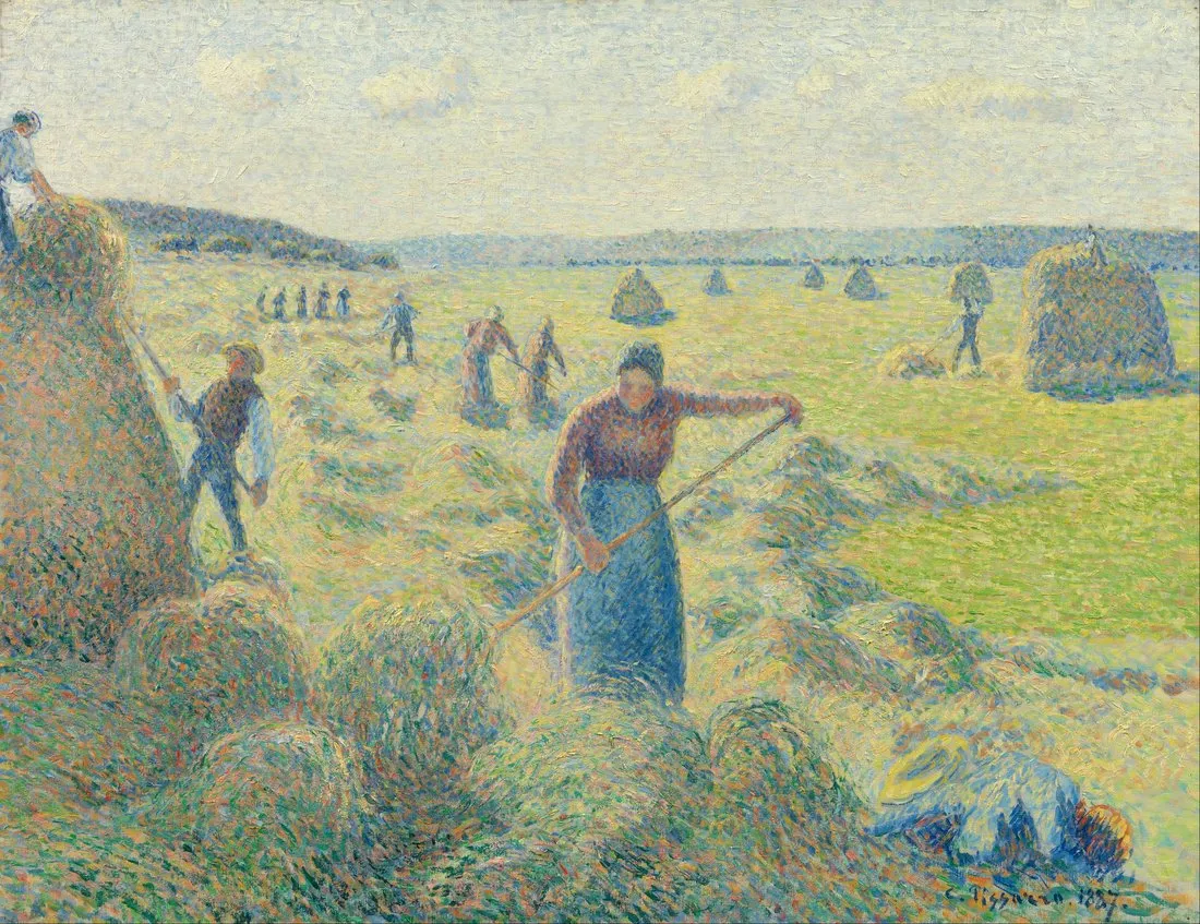 【額入】Camille Graeser アートポスター Camille Pissarro Saman Hasat Eragny | Arthipo