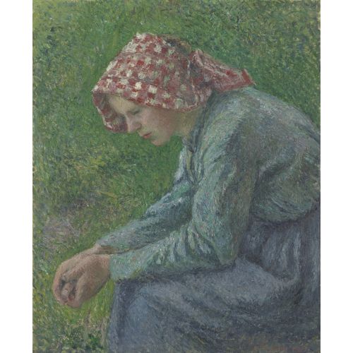 Camille Pissarro, A Seated Peasant Woman