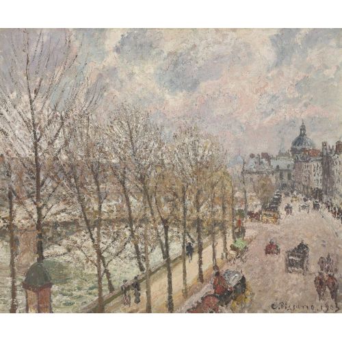 Camille Pissarro, Le Quai Malaquais Et Linstitut