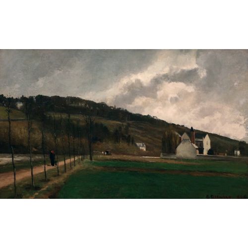 Camille Pissarro, Le Rive Della Marna In Inverno