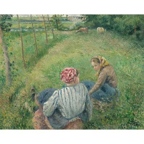 Camille Pissarro Köylü Kızlar Empresyonizm Camille Pissarro Köylü Kızlar Empresyonizm Sanat Akımları Camille Pissarro Les Jeunes Filles De PaysansCamille Pissarro