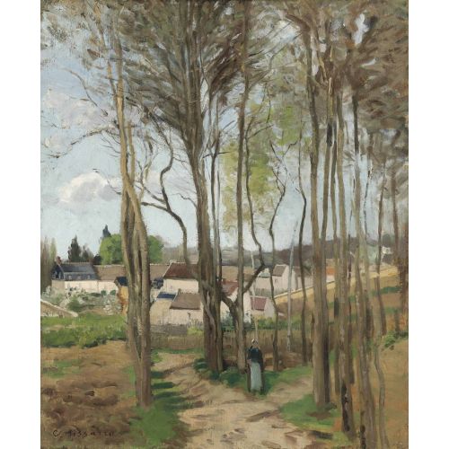 Camille Pissarro, Ağaçların Arasından Köy