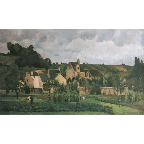 Camille Pissarro, The Hermitage At Pontoise Impressionism Camille Pissarro The Hermitage At Pontoise Impressionism Art Movements Camille Pissarro The Hermitage At PontoiseThe artwork The