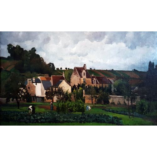 Camille Pissarro, Hermitage Pontoise Camille Pissarro, Hermitage Pontoise