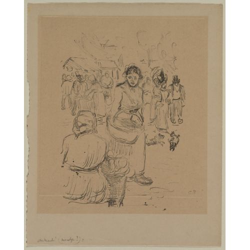 Camille Pissarro, At The Market