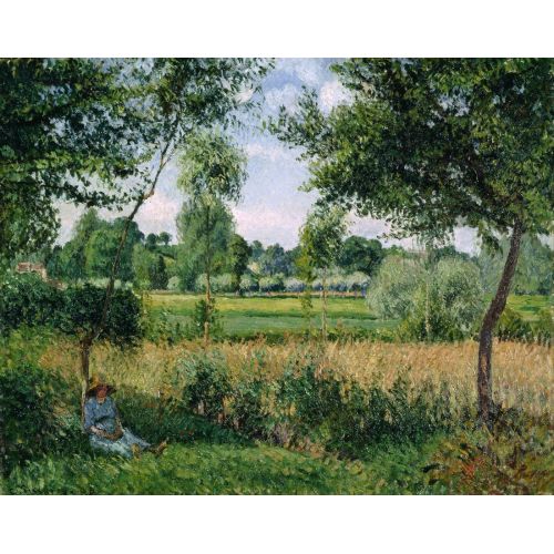 Camille Pissarro, Morning Sunlight Effect Eragny Camille Pissarro, Morning Sunlight Effect Eragny