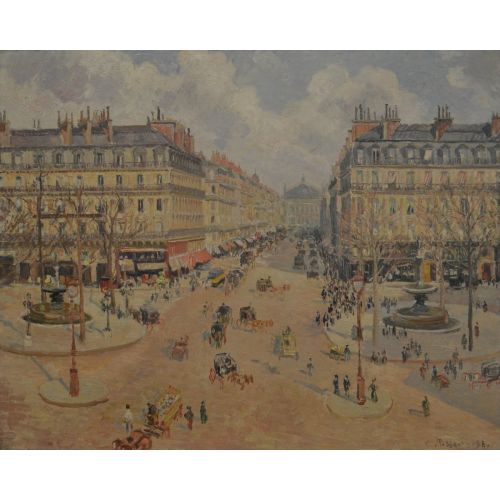 Camille Pissarro, Morning Sunshine Opera Avenue