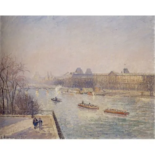 Camille Pissarro Sabah Kış Işığı Frost Frost Pont Neuf Empresyonizm Camille Pissarro Sabah Kış Işığı Frost Frost Pont Neuf Empresyonizm Sanat Akımları Camille Pissarro Sabah Kış Güneşi
