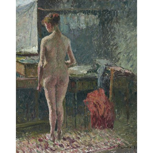 Camille Pissarro, Bir Oda İçi Arka Çıplak Kadın