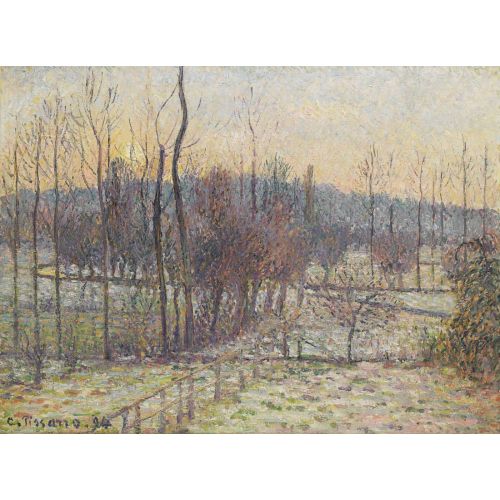 Camille Pissarro, Neige Soleil Couchant Eragny Camille Pissarro, Neige Soleil Couchant Eragny