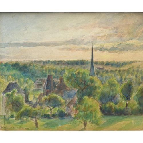 Camille Pissarro, Paysage A Eragny Camille Pissarro, Paysage A Eragny