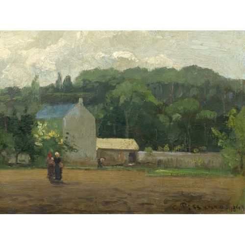Camille Pissarro, Paysage A La Varenne Saint Hilaire Camille Pissarro, Paysage A La Varenne Saint Hilaire