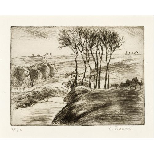 Camille Pissarro, Paysage A Osny Camille Pissarro, Paysage A Osny
