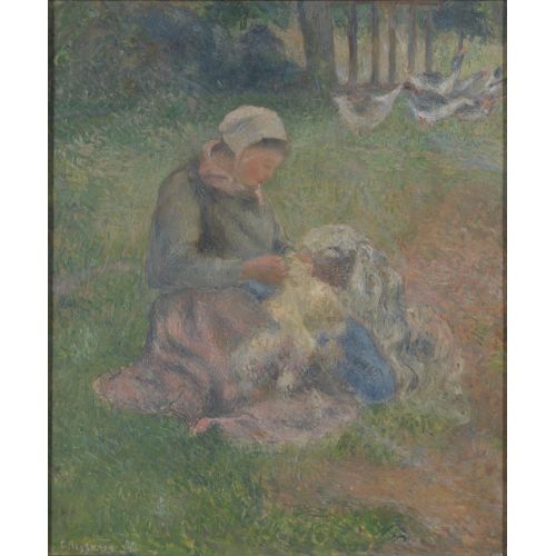 Camille Pissarro, A Wool Carder