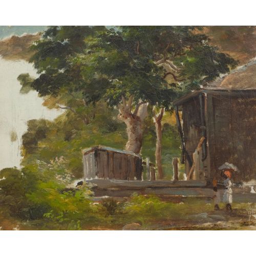 Camille Pissarro, Köy Sahnesi Camille Pissarro, Köy Sahnesi