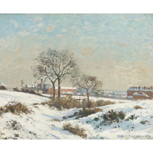 Camille Pissarro, Güney Norwood Karlı Manzara Camille Pissarro, Güney Norwood Karlı Manzara