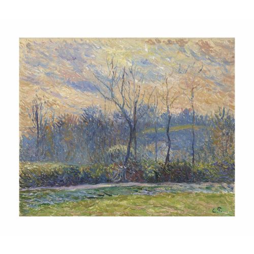 Camille Pissarro, Kış Batan Güneş Camille Pissarro, Kış Batan Güneş