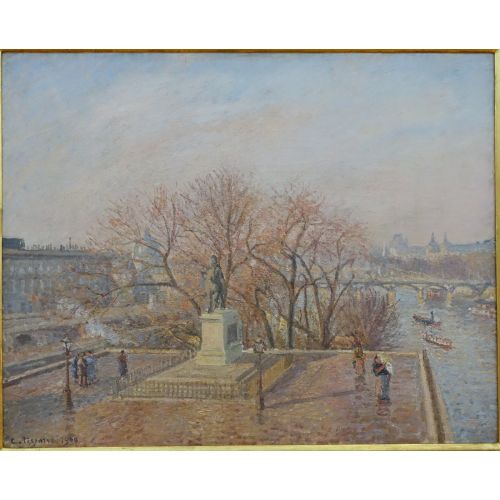Camille Pissarro, Henri Iv Sabah Kış Güneş Işığı Heykeli Camille Pissarro, Henri Iv Sabah Kış Güneş Işığı Heykeli