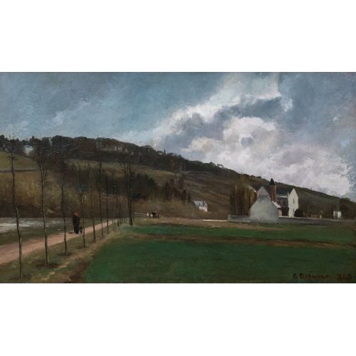 Camille Pissarro, Kış Aylarında Marne Kıyıları Camille Pissarro, Kış Aylarında Marne Kıyıları