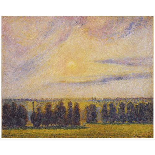 Camille Pissarro, Gün Batımı Eragny Camille Pissarro, Gün Batımı Eragny