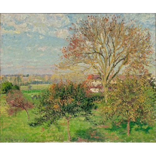 Camille Pissarro, Büyük Ceviz Sonbahar Sabahı Eragny
