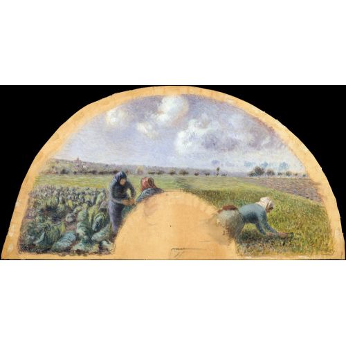 Camille Pissarro, Lahana Toplayıcıları Camille Pissarro, Lahana Toplayıcıları
