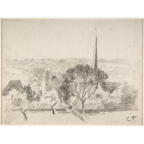 Camille Pissarro, Kilise Eragny Camille Pissarro, Kilise Eragny