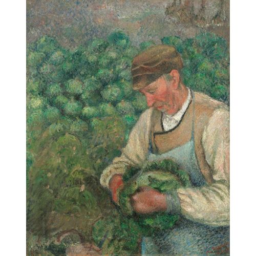 Camille Pissarro, Lahana İle Bahçıvan Eski Köylü Camille Pissarro, Lahana İle Bahçıvan Eski Köylü