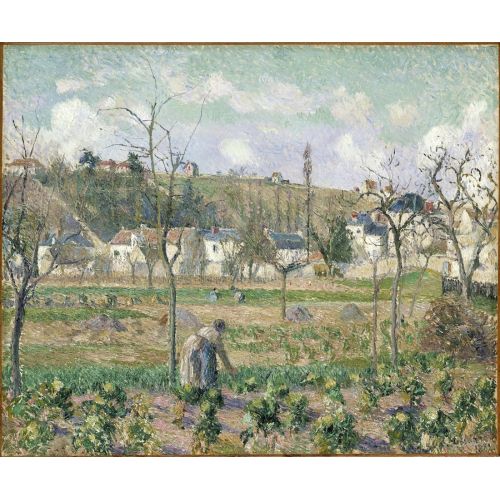 Camille Pissarro, Maubuisson Bahçesi Pontoise Annesi Bellette Camille Pissarro, Maubuisson Bahçesi Pontoise Annesi Bellette