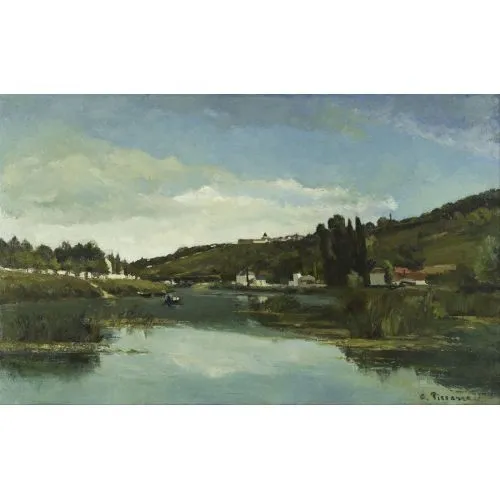 Camille Pissarro Marne Chennevieres Empresyonizm Camille Pissarro Marne Chennevieres Empresyonizm Sanat Akımları Camille Pissarro Chennevièresdeki MarneBu Camille Pissarro