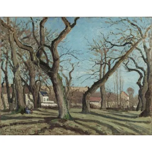Camille Pissarro, Bois De Chataigniers A Louveciennes Impressionism Camille Pissarro Bois De Chataigniers A Louveciennes Impressionism Art Movements Camille Pissarro Bois De Chataigniers A