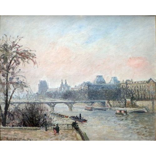 Camille Pissarro The Seine And The Louvre Impressionism Art Movements Camille Pissarro The Seine And The LouvreThe subject of the