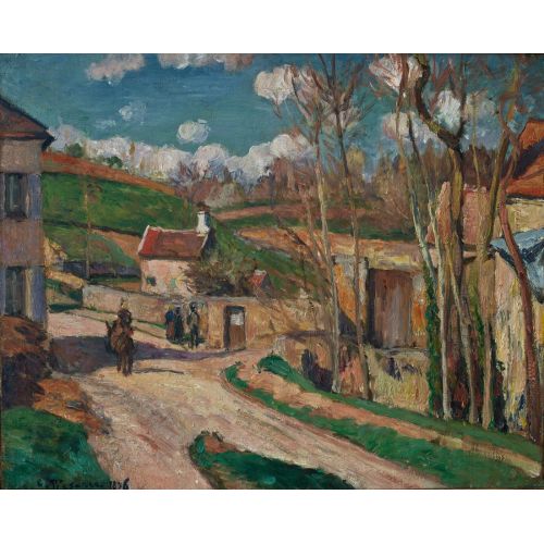 Camille Pissarro, A Crossroads At The Hermitage Pontoise