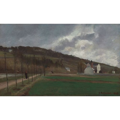 Camille Pissarro, Kış Aylarında Marne Kıyıları Camille Pissarro, Kış Aylarında Marne Kıyıları