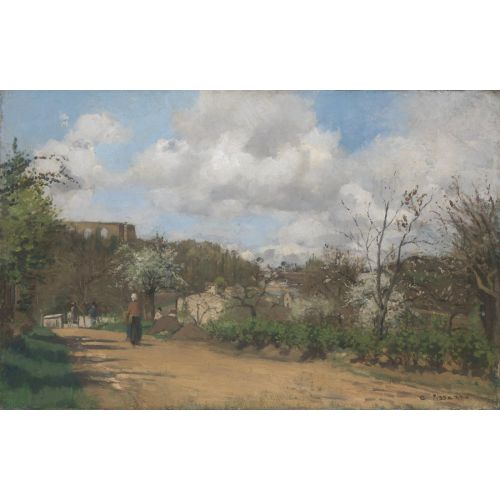 Camille Pissarro, Louveciennes Görünümünden Camille Pissarro, Louveciennes Görünümünden