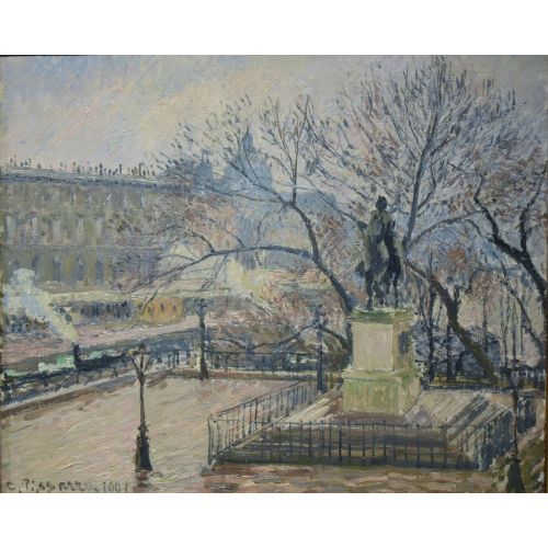 Camille Pissarro, Henri Iv Neuf İle Pont Neuf Görünümü Camille Pissarro, Henri Iv Neuf İle Pont Neuf Görünümü