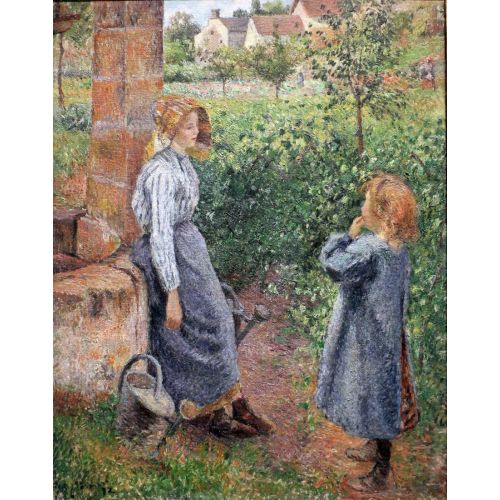 Camille Pissarro, Kuyudaki Kadın Ve Çocuk Camille Pissarro, Kuyudaki Kadın Ve Çocuk