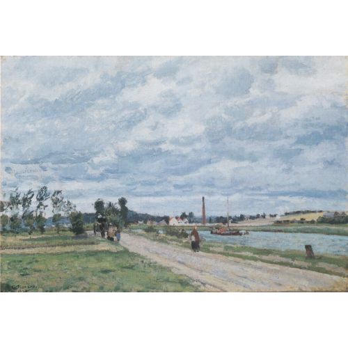 Camille Pissarro, Pontoise Yakınlarındaki Oise Kıyıları