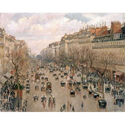 Camille Pissarro, Boulevard Montmartre Impressionism Camille Pissarro Boulevard Montmartre Impressionism Art Movements Camille Pissarro Boulevard MontmartreThe artwork Boulevard