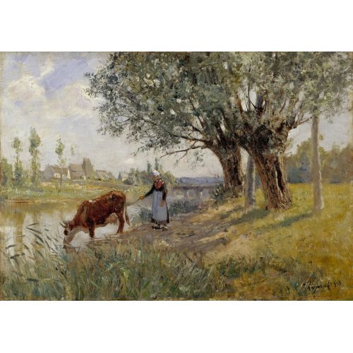 Camille Pissarro, Countryside Near Grez Sur Loing Carl Tragardh Camille Pissarro, Countryside Near Grez Sur Loing Carl Tragardh